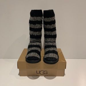 Ugg Australia sock boots grey and black